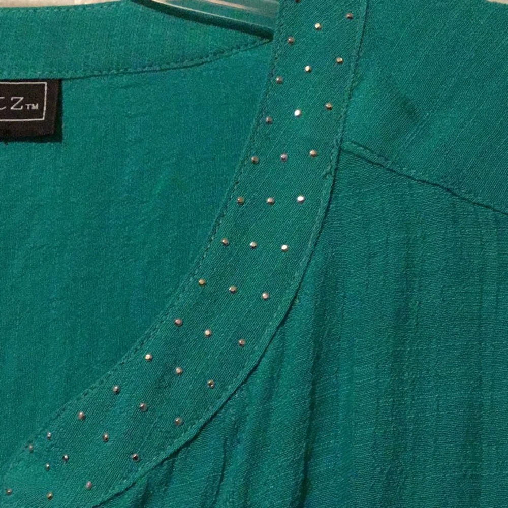 Turquoise Button-Down - image 5